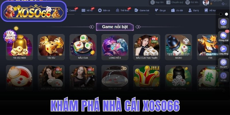 Khám phá nhà cái Xoso66