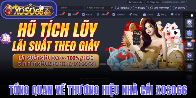 Tổng quan về thương hiệu nhà cái Xoso66